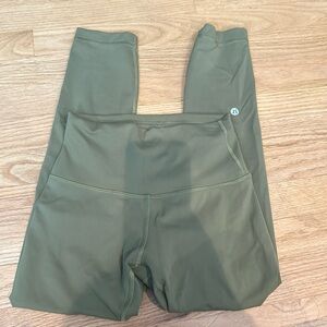 Lululemon green leggings size 4
